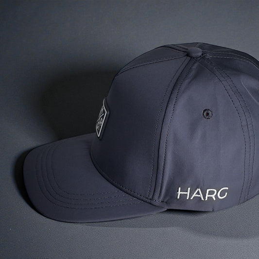 5 Panel Golf Snapback - Iron Grey - HARG Golf