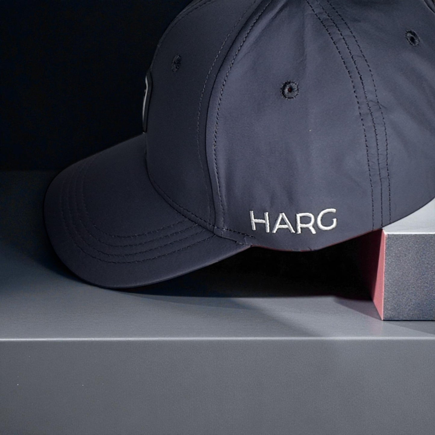 6 Panel Golf Snapback - Iron Grey - HARG Golf