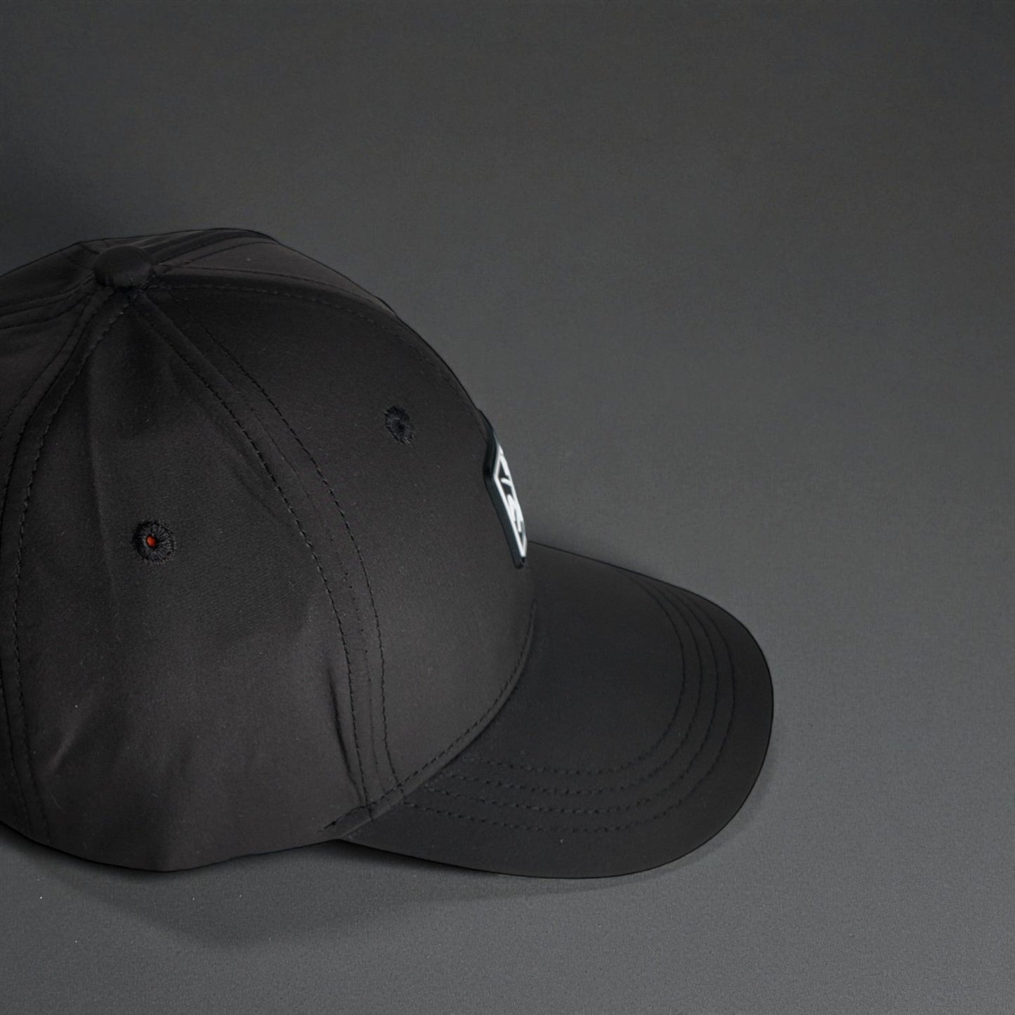 6 Panel Golf Snapback - Midnight Black - HARG Golf