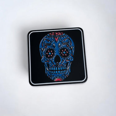 Golf Ball Marker - Blue Candy Skulls - HARG Golf