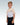 HARG Junior Comfort Fit Golf Polo - Lemon Yellow / Chalk White - HARG Golf