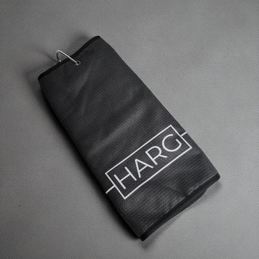 HARG Microfibre Golf Towel - Midnight Black - HARG Golf