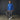 HARG royal blue performance fabric golf hoodie with kangaroo pocket and drawstring hood, worn by a man carrying a golf bag.
