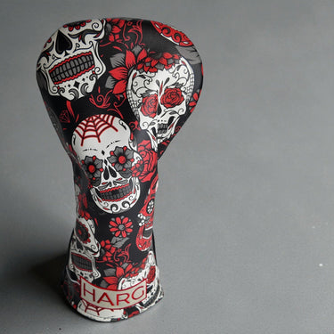 Premium Driver Headcover - Red Sugar Skulls - HARG Golf