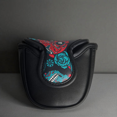 Premium Mallet Headcover - Blue Sugar Skulls - HARG Golf