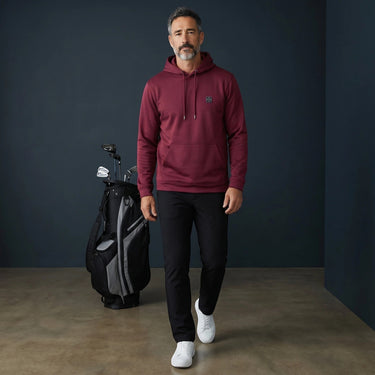 SportFit Golf Hoodie - Burgundy - HARG Golf