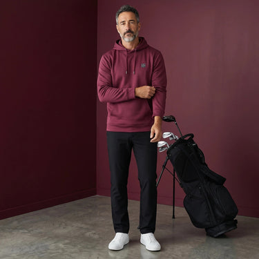 SportFit Golf Hoodie - Burgundy - HARG Golf