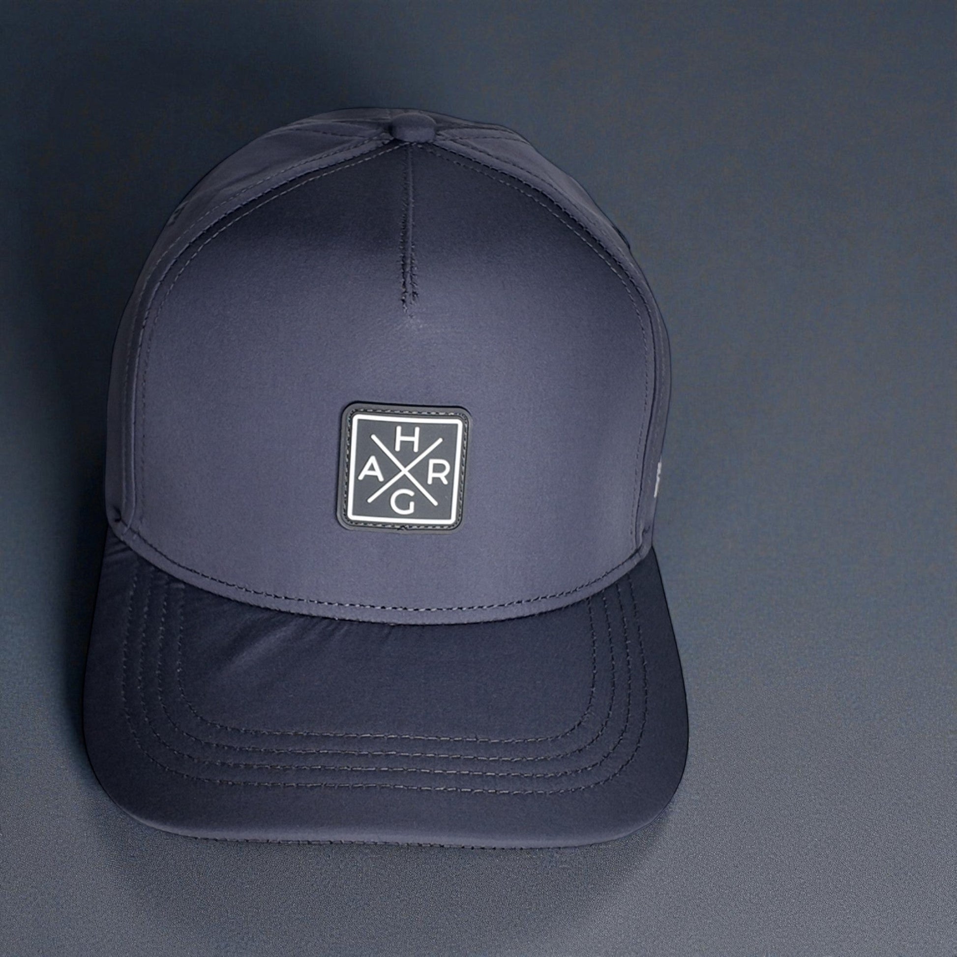 5 Panel Golf Snapback - Iron Grey - HARG Golf