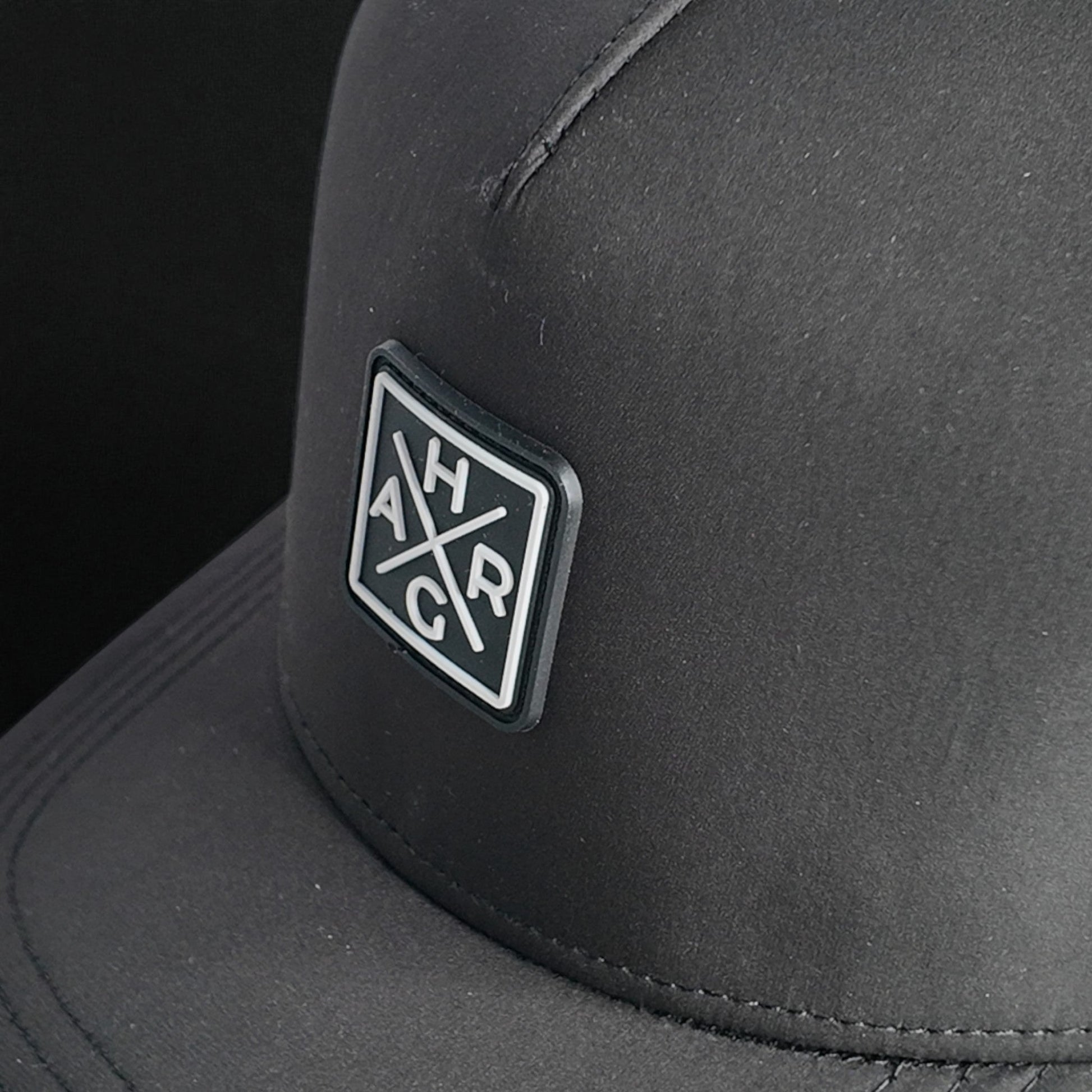 5 Panel Golf Snapback - Midnight Black - HARG Golf