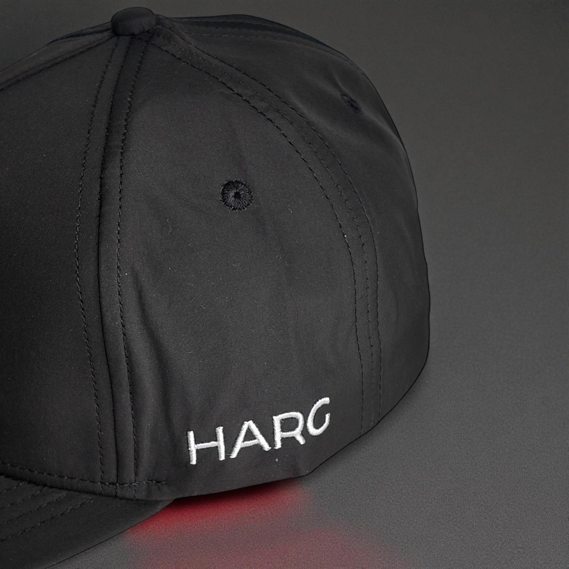 5 Panel Golf Snapback - Midnight Black - HARG Golf