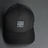 5 Panel Golf Snapback - Midnight Black - HARG Golf