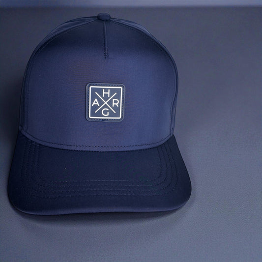 5 Panel Golf Snapback - Oxford Blue - HARG Golf