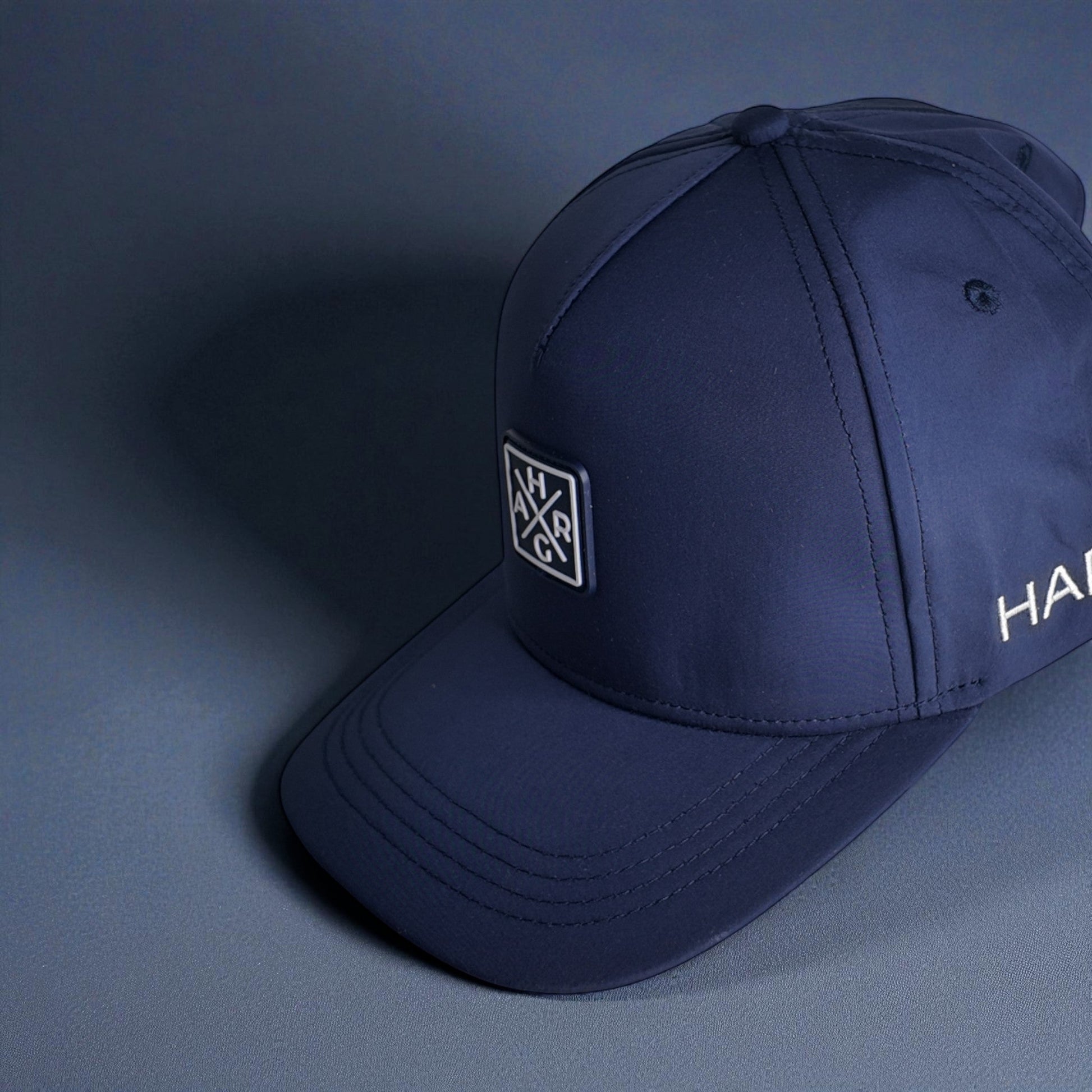 5 Panel Golf Snapback - Oxford Blue - HARG Golf