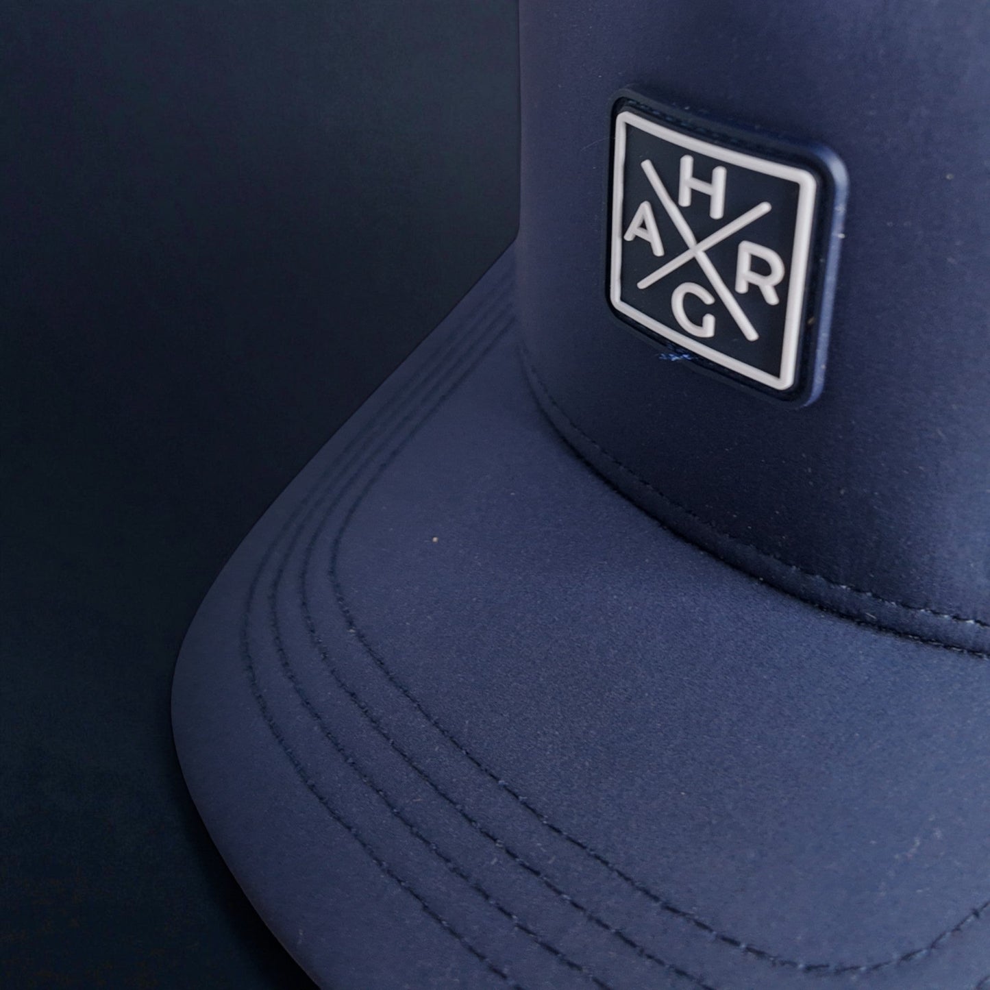 5 Panel Golf Snapback - Oxford Blue - HARG Golf