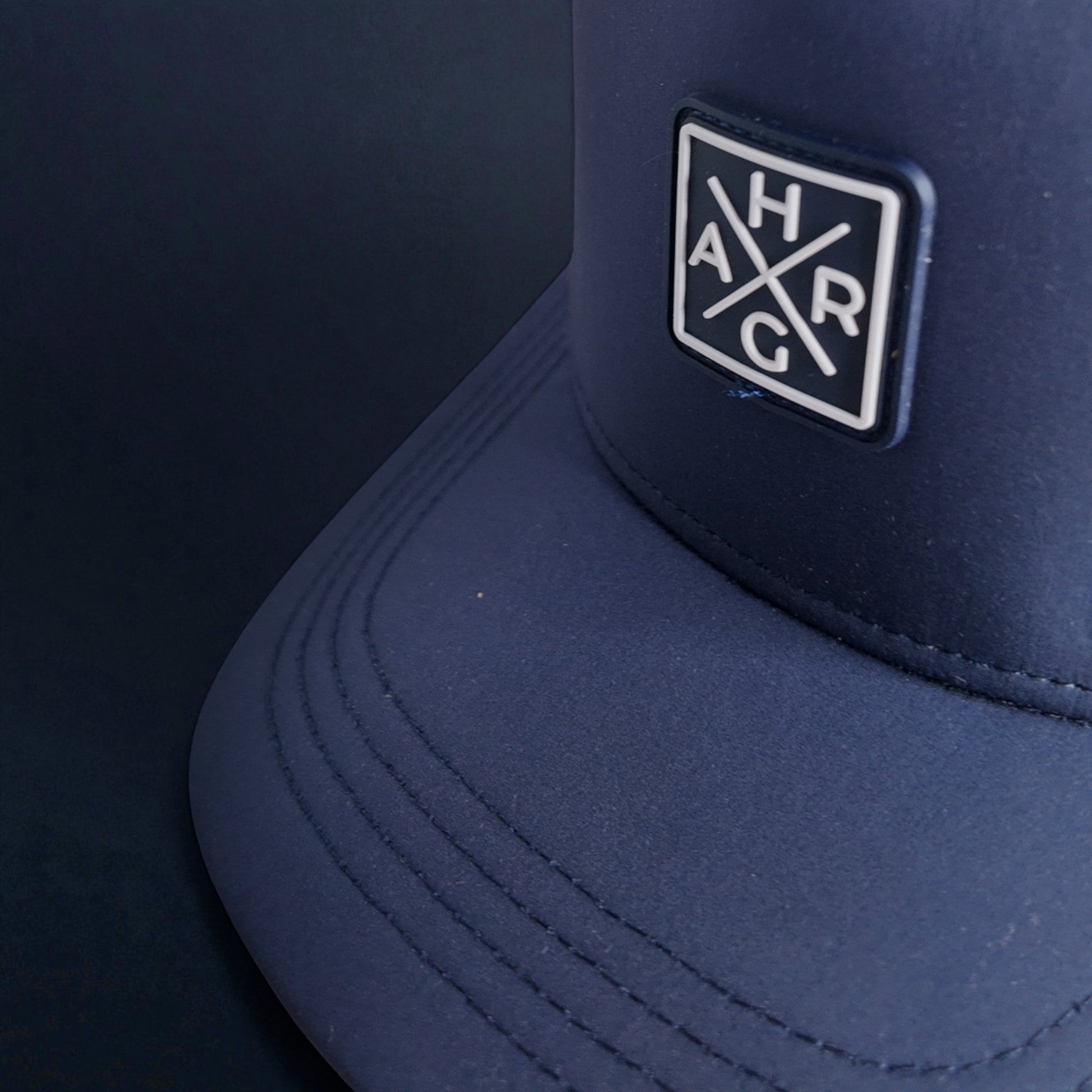5 Panel Golf Snapback - Oxford Blue - HARG Golf