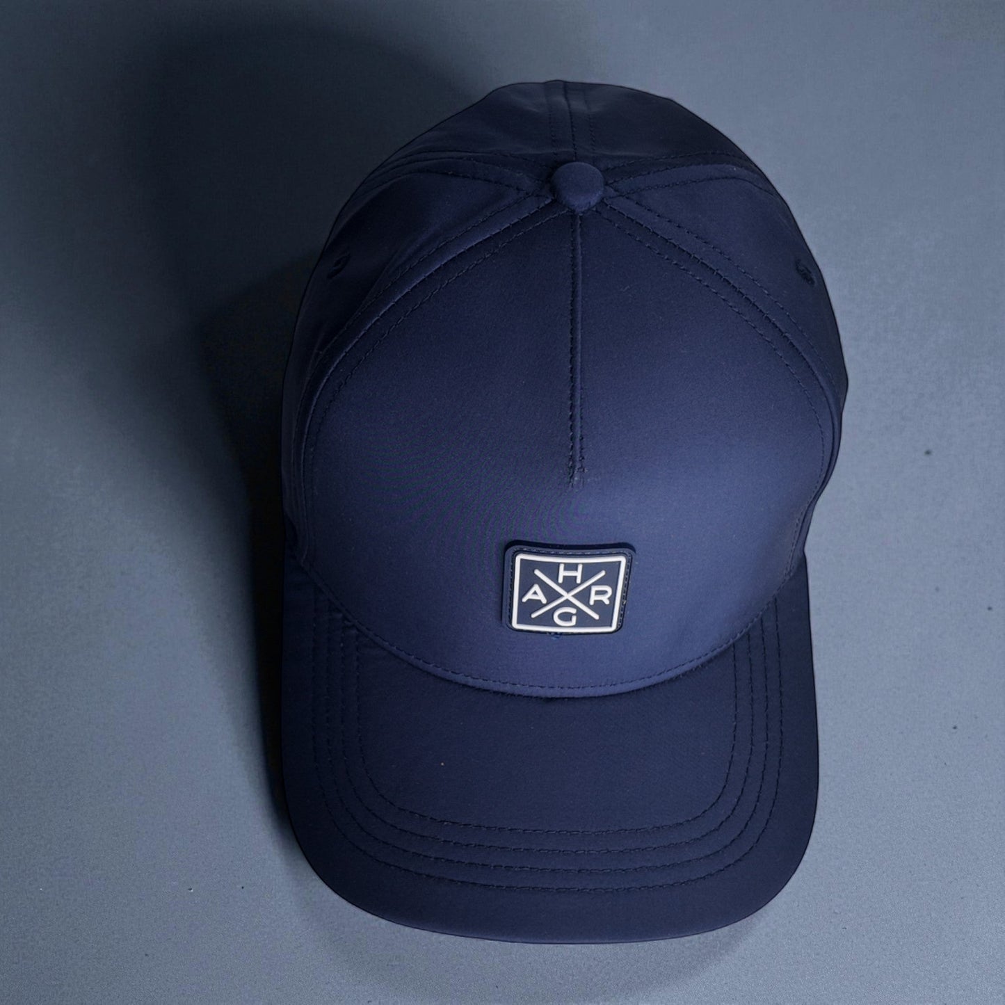 5 Panel Golf Snapback - Oxford Blue - HARG Golf