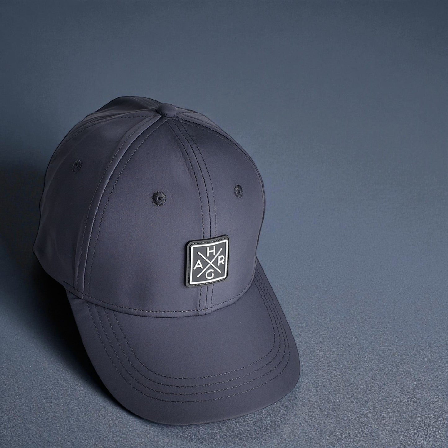 6 Panel Golf Snapback - Iron Grey - HARG Golf