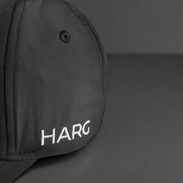 6 Panel Golf Snapback - Midnight Black - HARG Golf