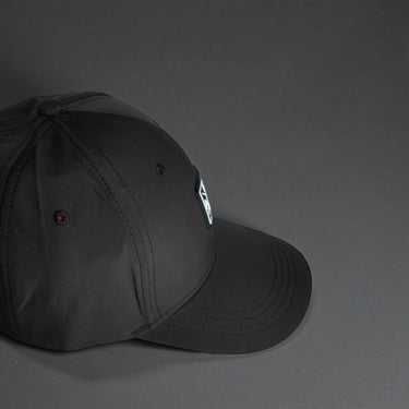 6 Panel Golf Snapback - Midnight Black - HARG Golf