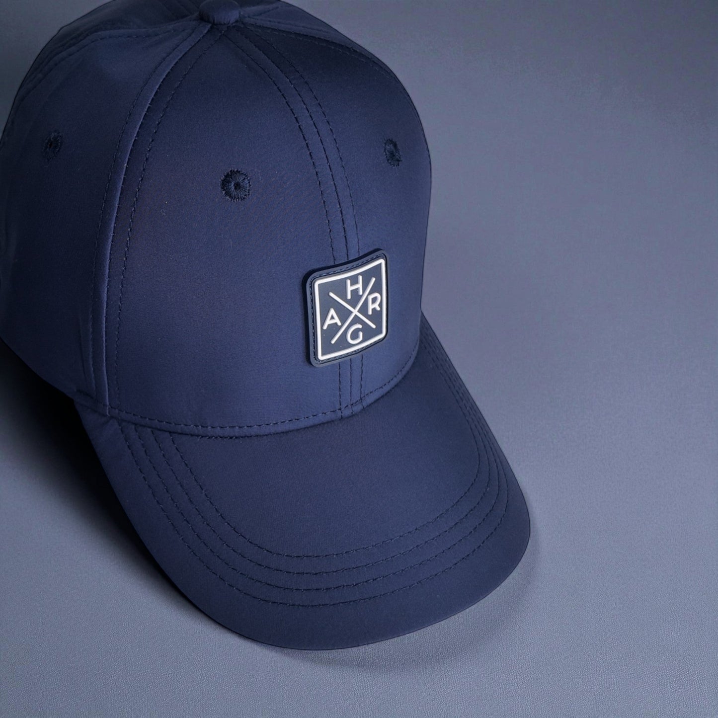 6 Panel Golf Snapback - Oxford Blue - HARG Golf