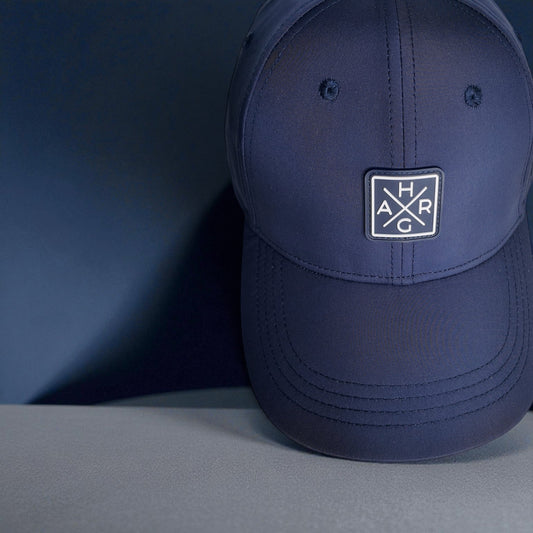 6 Panel Golf Snapback - Oxford Blue - HARG Golf