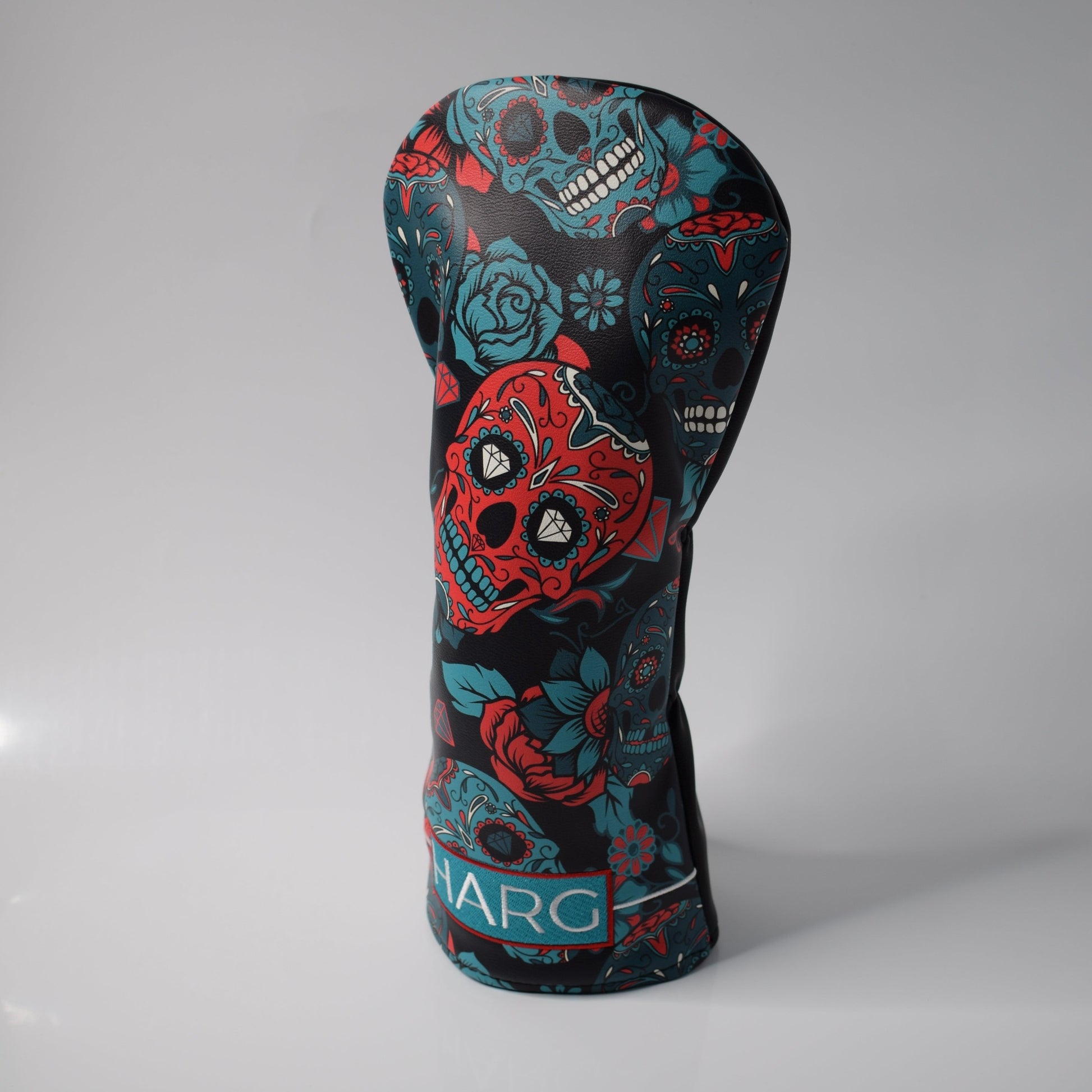 Premium Driver Headcover - Blue Sugar Skulls - HargUK