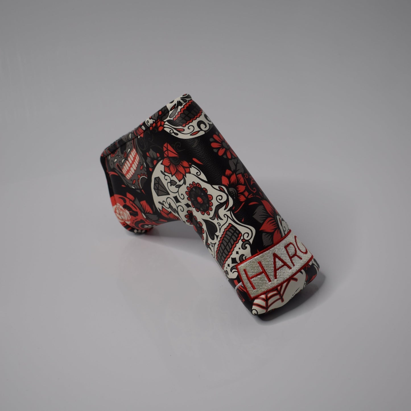 Premium Blade Putter Headcover - Red Sugar Skulls - HARG