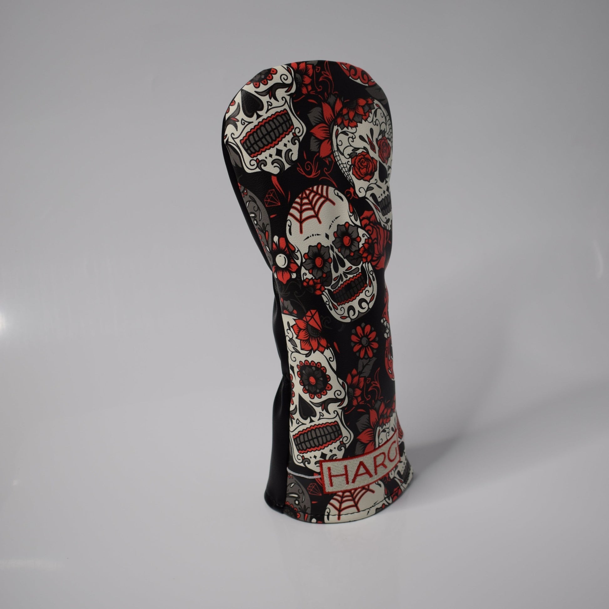 Premium Fairway Wood Headcover - Red Sugar Skulls - HargUK