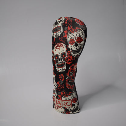 Premium Fairway Wood Headcover - Red Sugar Skulls - HARG