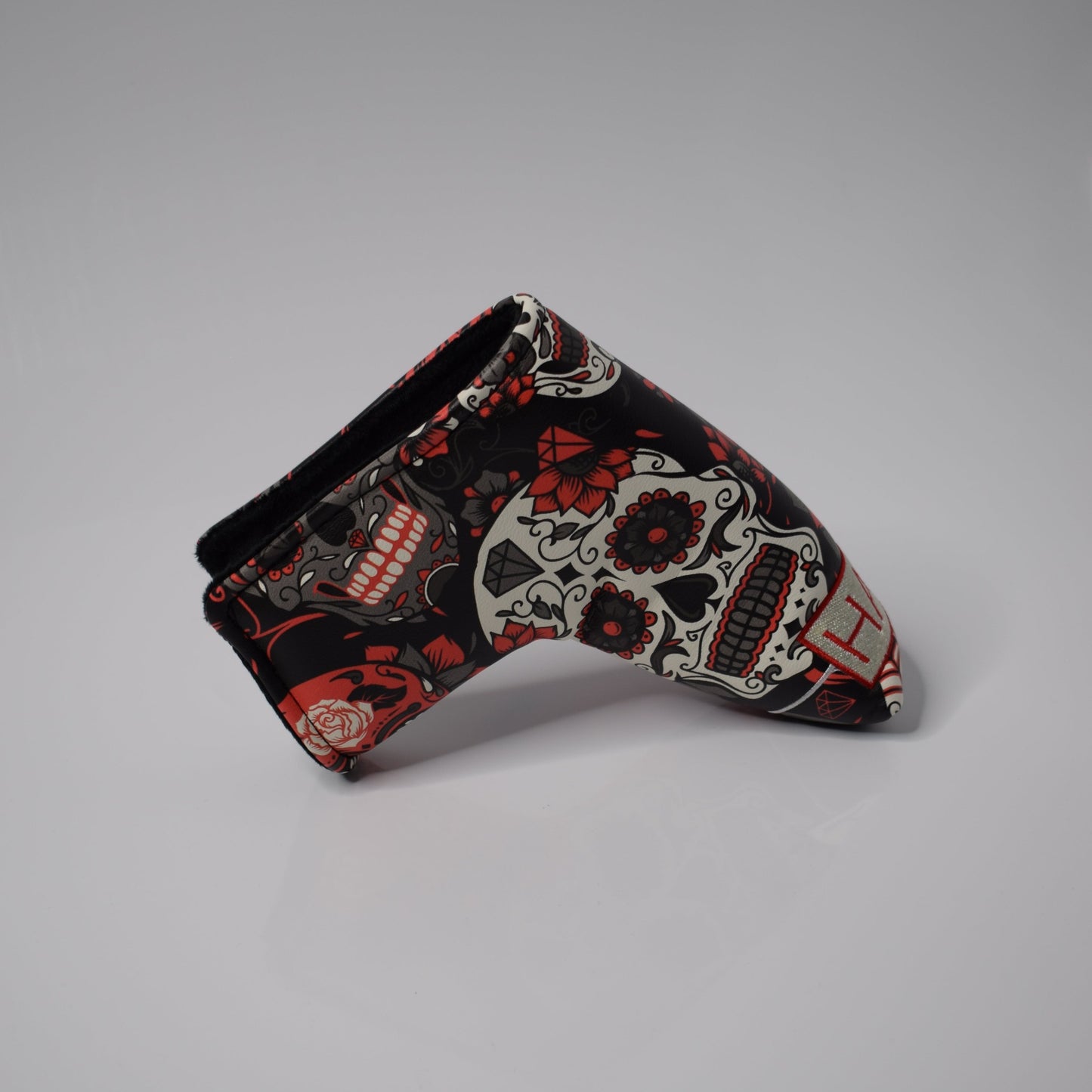 Premium Blade Putter Headcover - Red Sugar Skulls - HARG