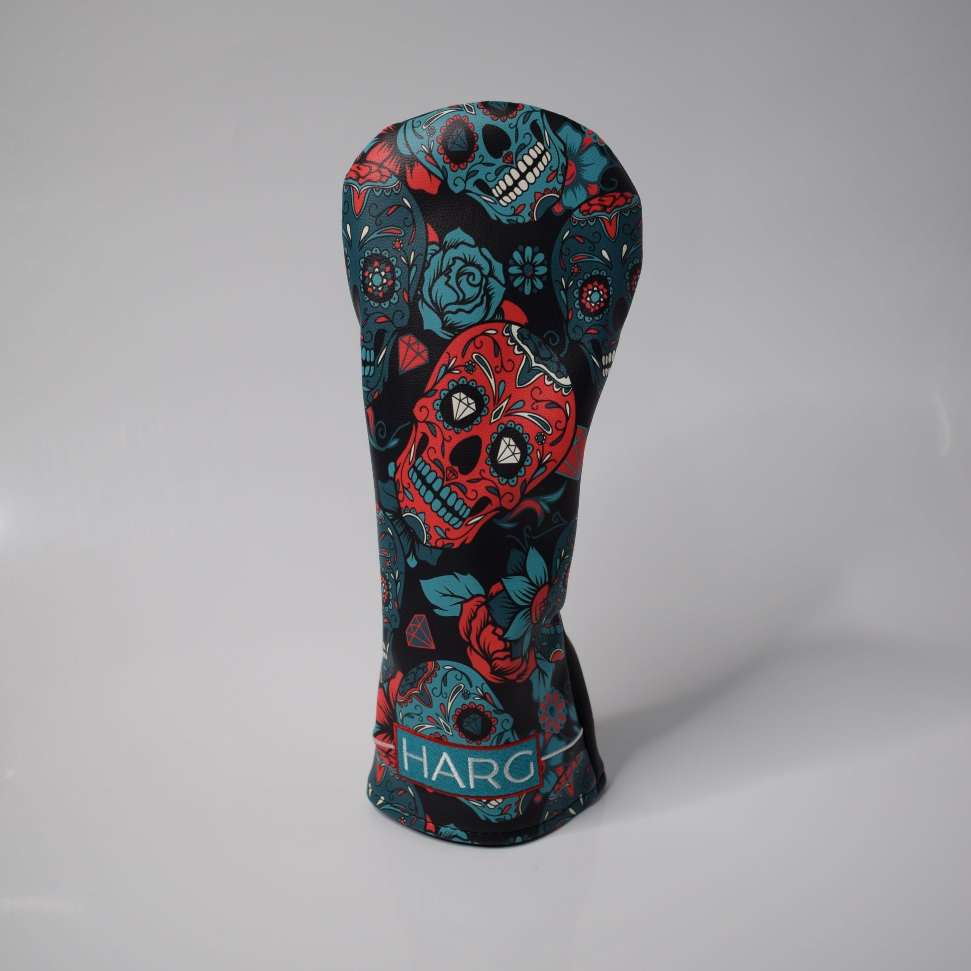 Premium Fairway Wood Headcover - Blue Sugar Skulls - HARG