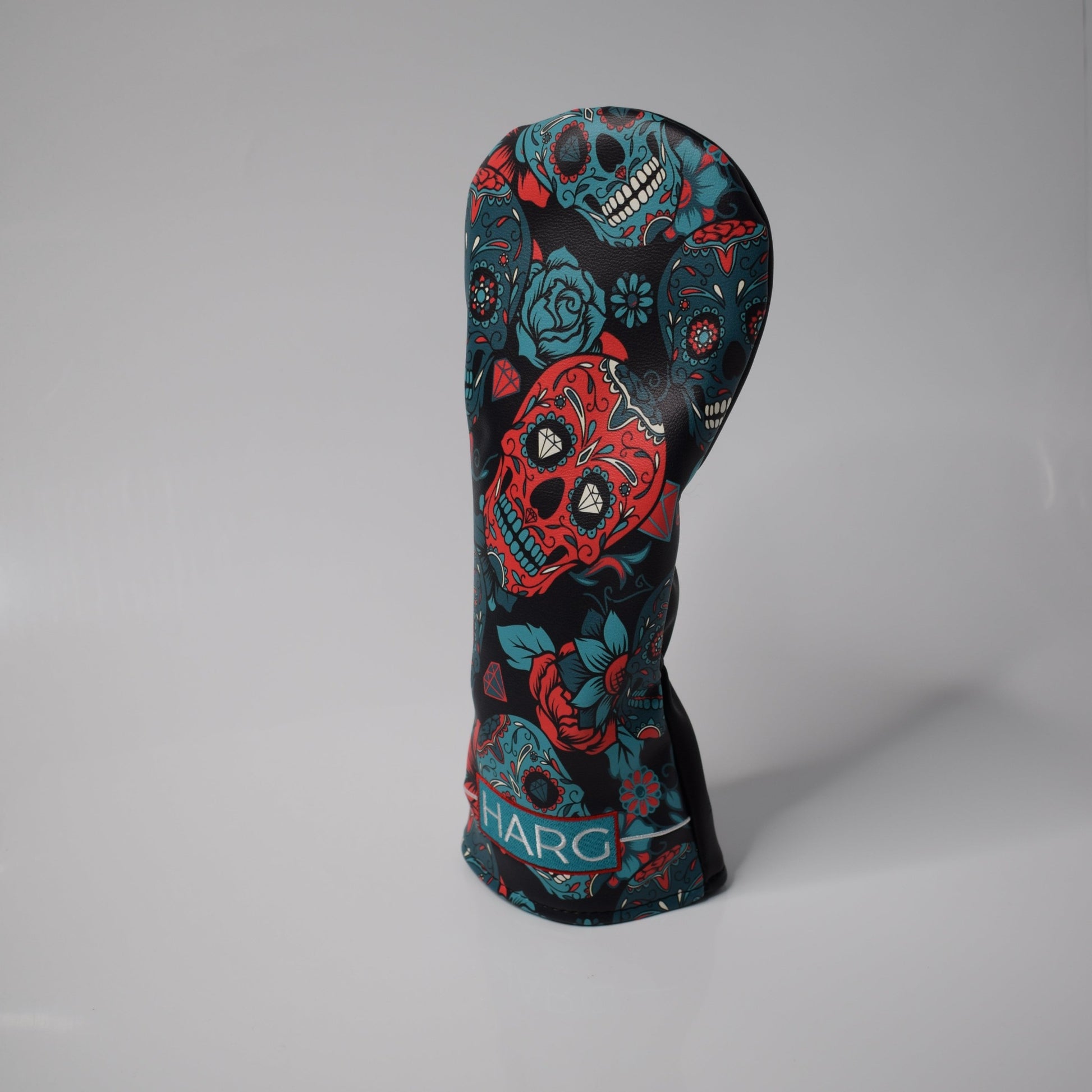 Premium Fairway Wood Headcover - Blue Sugar Skulls - HARG