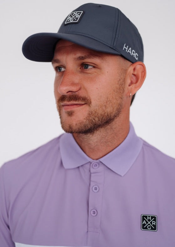 HARG golf snapback hat - Iron Grey