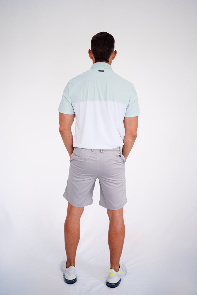 Men's golf shorts - Dove Grey - HARG