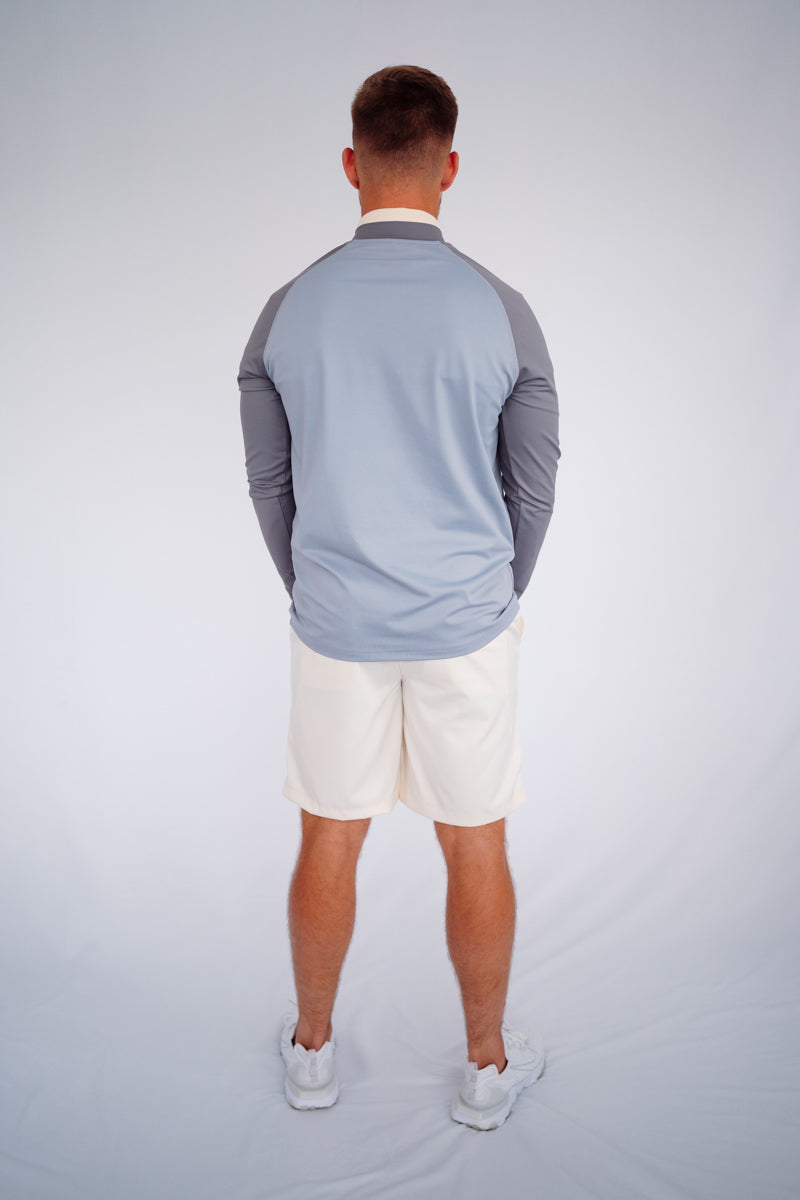 Men's 1/4 Zip - Shadow Grey / Dove Grey - HARG