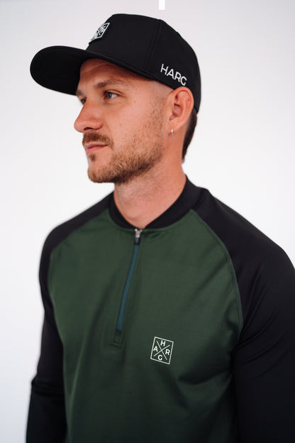 HARG golf snapback hat - Midnight Black