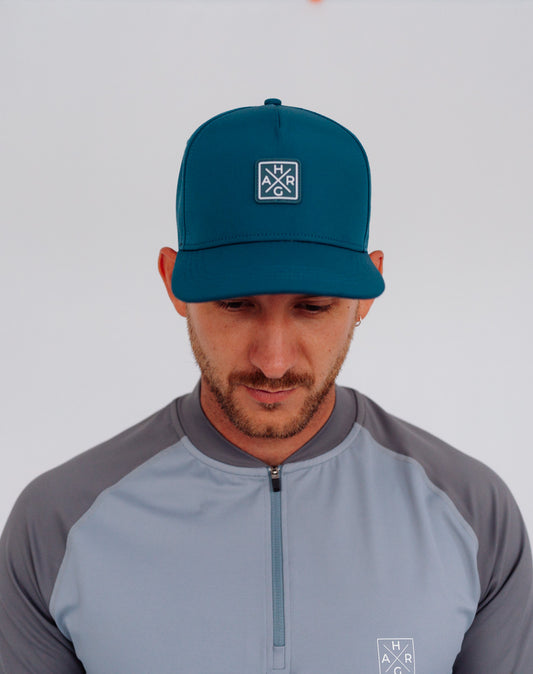 HARG golf snapback hat - Dark Teal