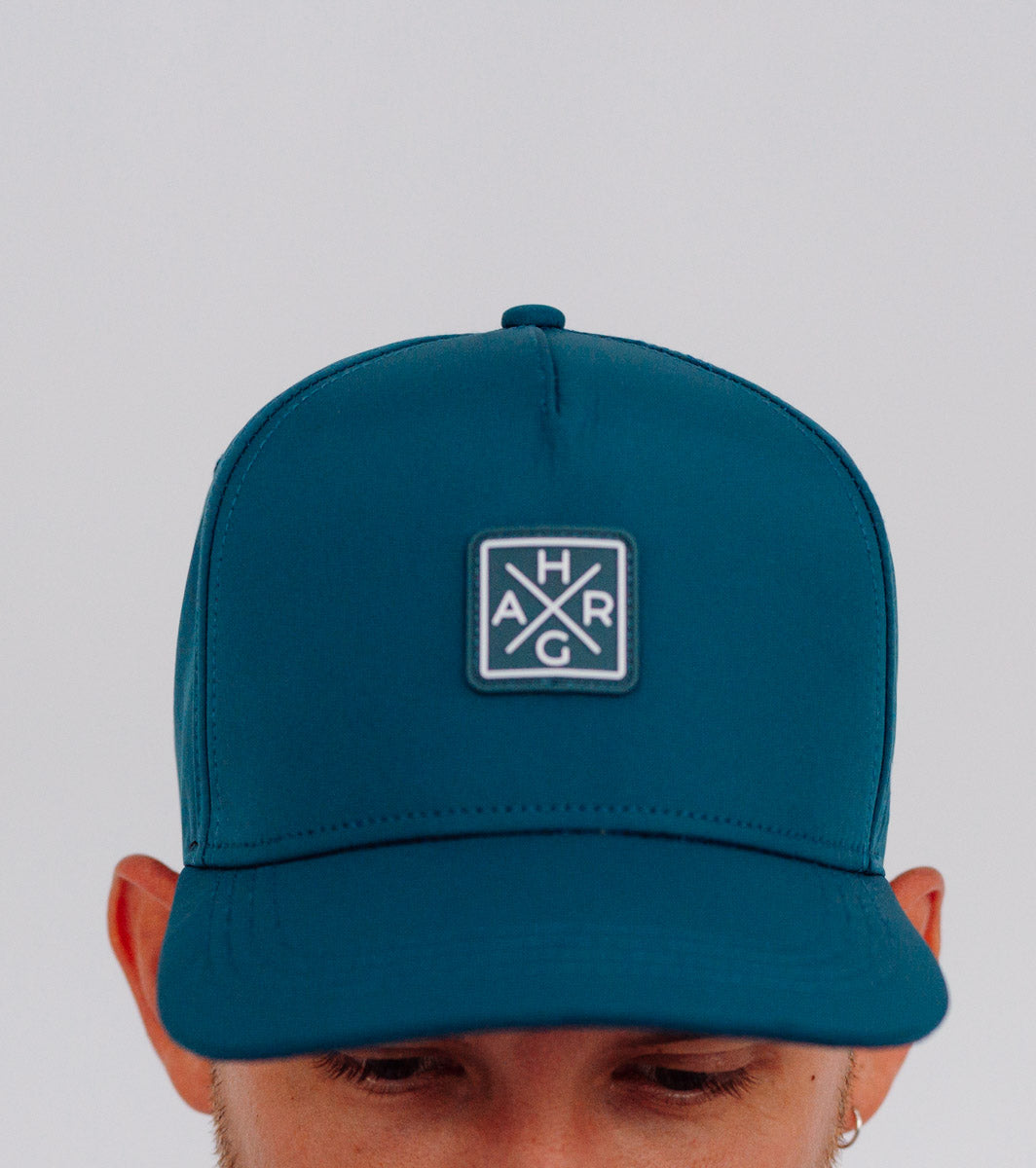 HARG golf snapback hat - Dark Teal