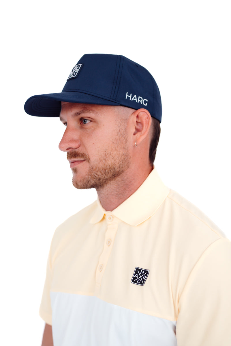 HARG golf snapback hat - Oxford Blue 