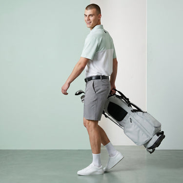 HARG Comfort Fit Golf Polo - Mint Green / Chalk White - HARG Golf