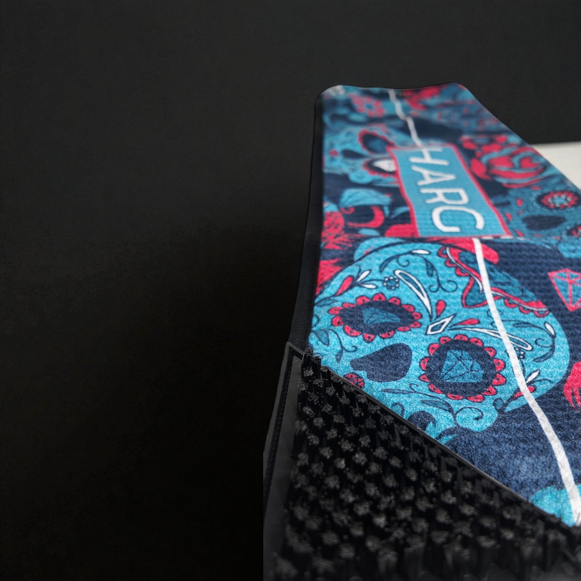 HARG Microfibre Golf Towel - Blue Sugar Skulls - HARG Golf