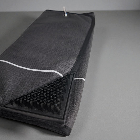 HARG Microfibre Golf Towel - Midnight Black - HARG Golf