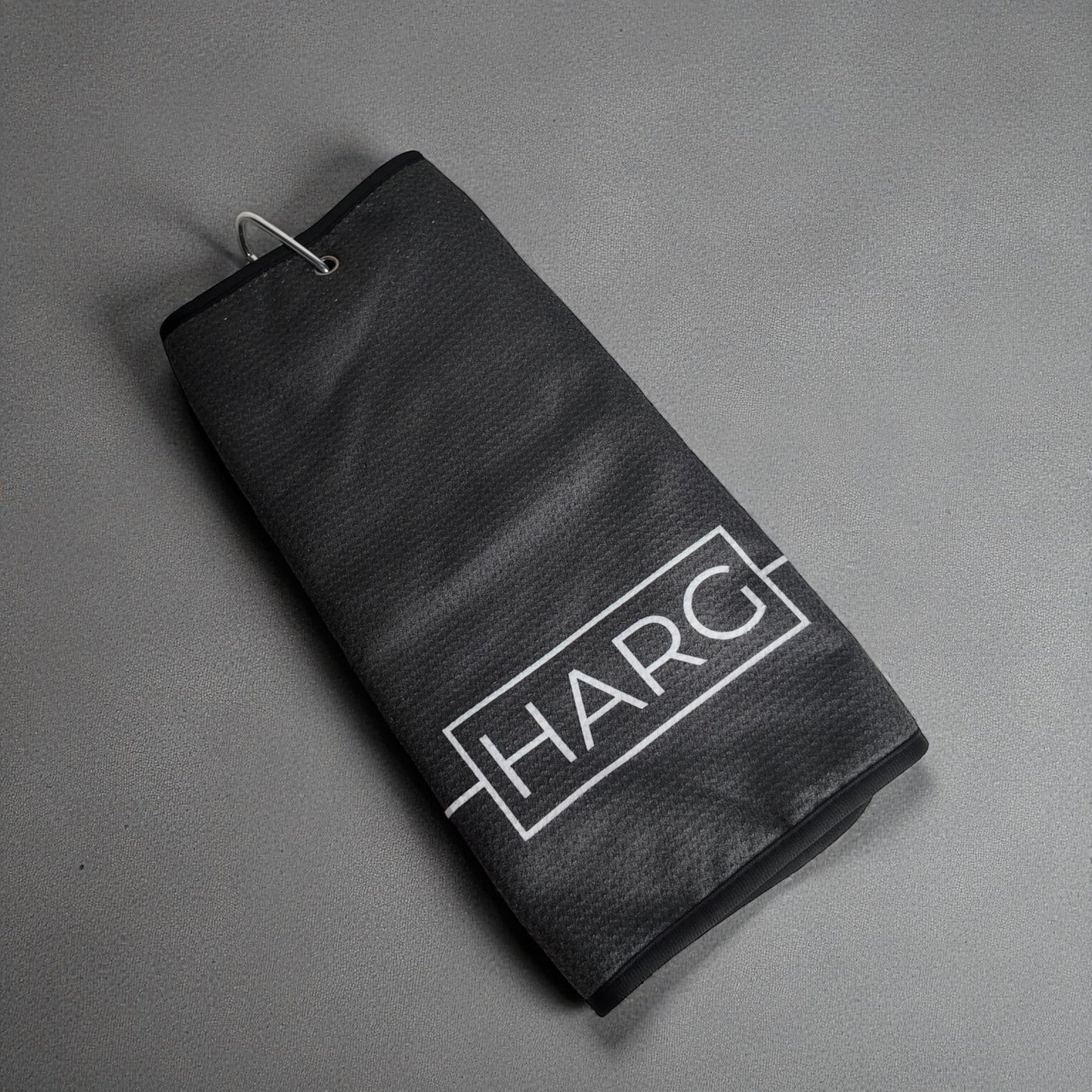 HARG Microfibre Golf Towel - Midnight Black - HARG Golf
