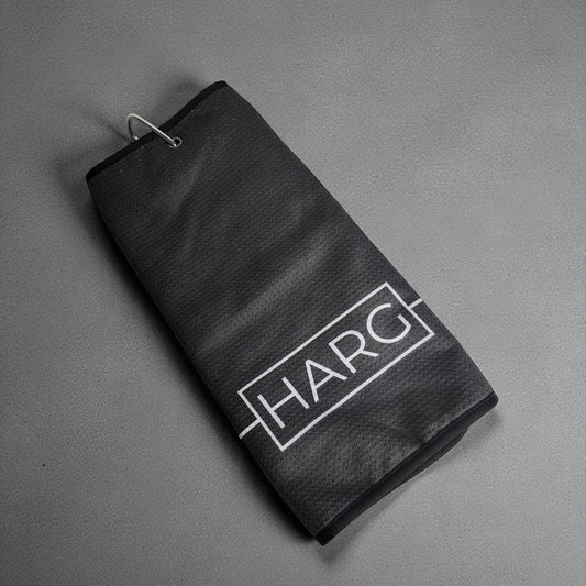 HARG Microfibre Golf Towel - Midnight Black - HARG Golf