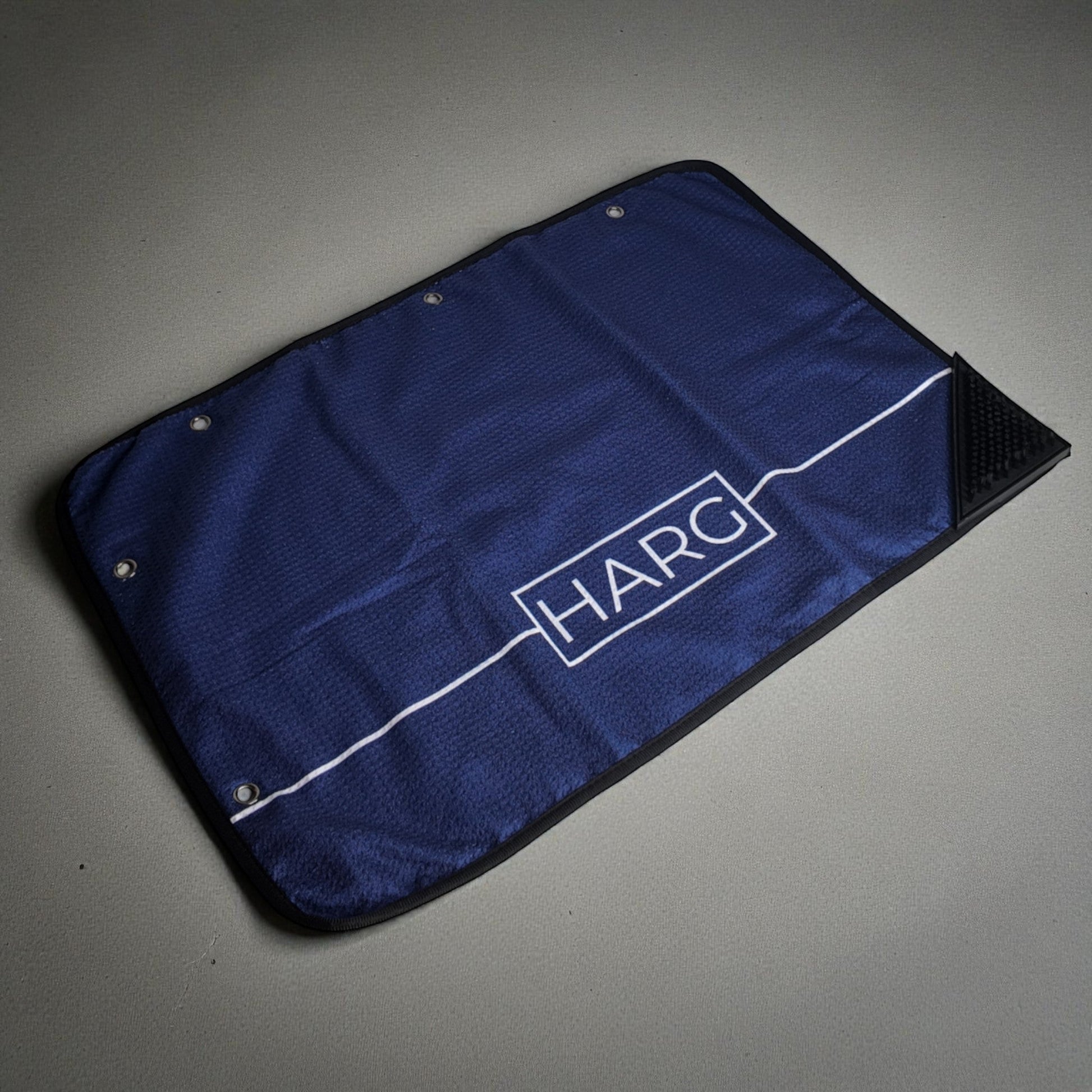 HARG Microfibre Golf Towel - Oxford Blue - HARG Golf