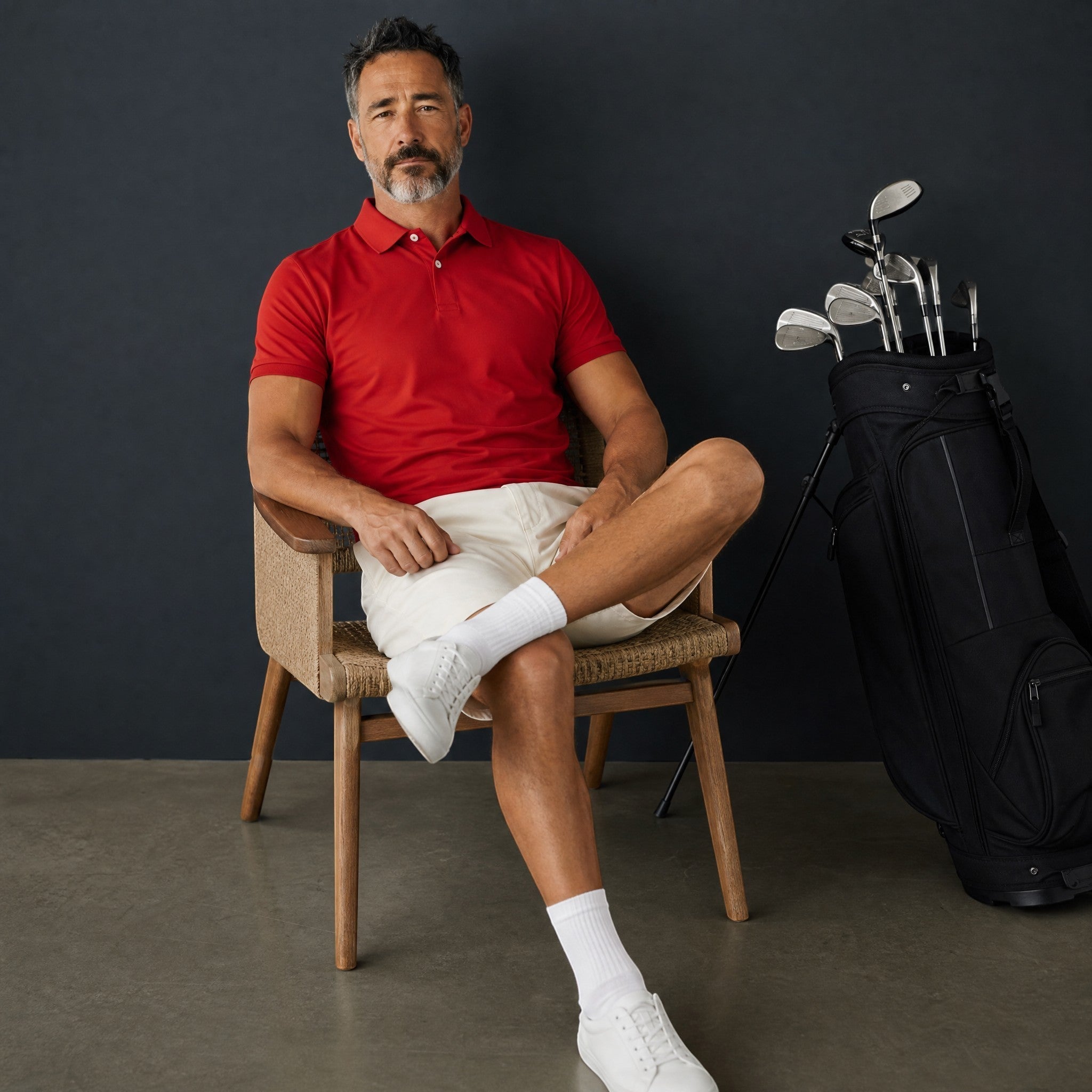 HARG ProDrive Golf Shorts - Ivory Cream - HARG Golf