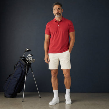 HARG ProDrive Golf Shorts - Ivory Cream - HARG Golf