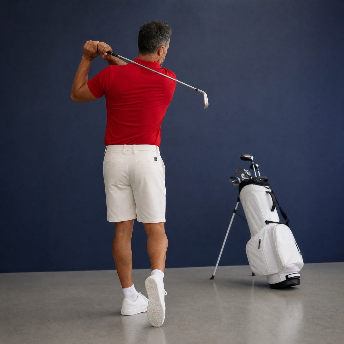 HARG ProDrive Golf Shorts - Ivory Cream - HARG Golf