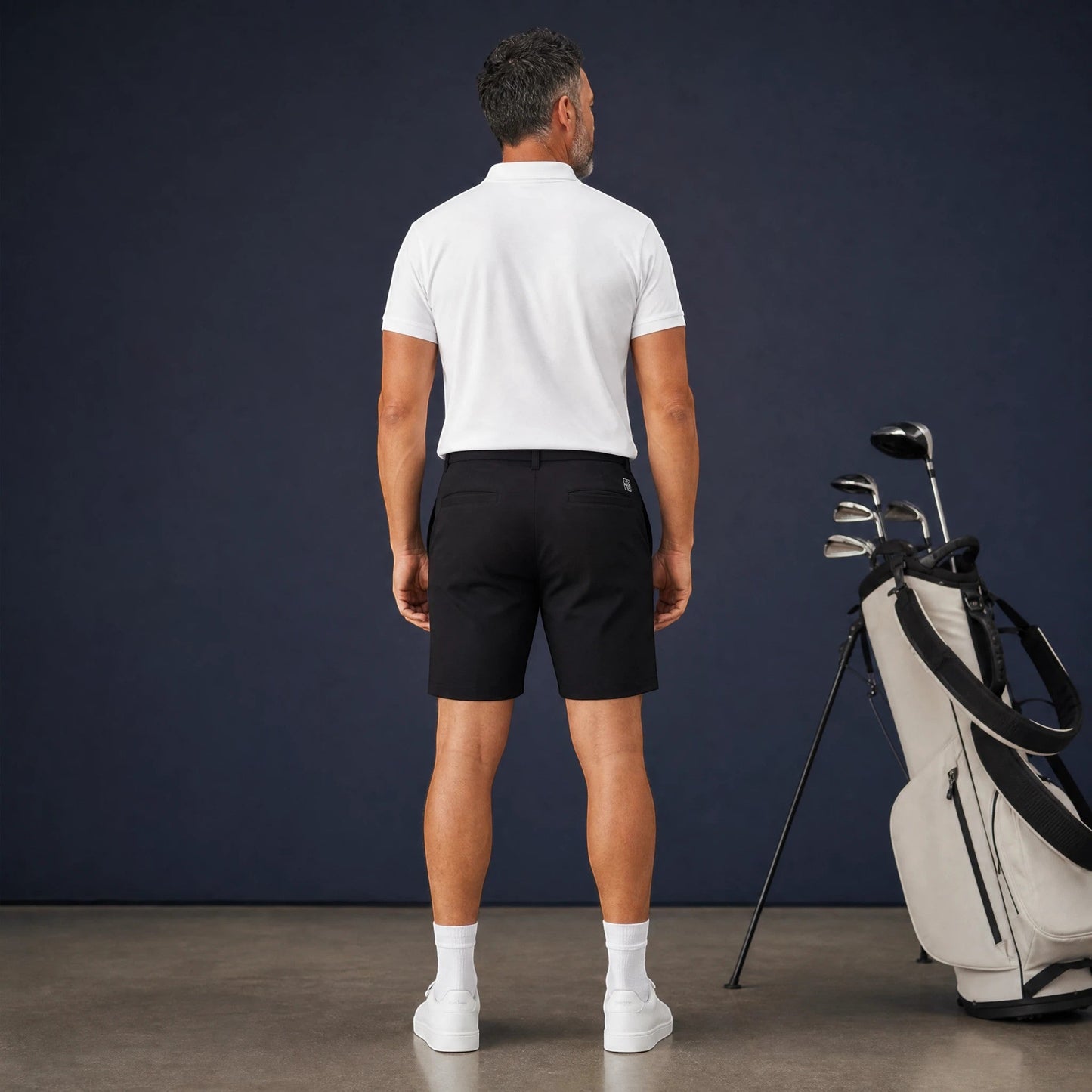 HARG ProDrive Golf Shorts - Midnight Black - HARG Golf