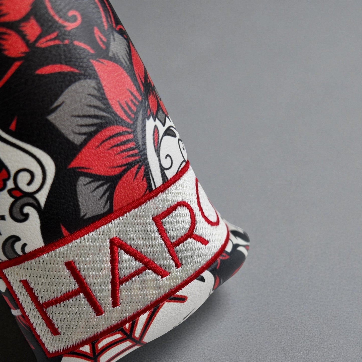 Premium Blade Putter Headcover - Red Sugar Skulls - HARG Golf